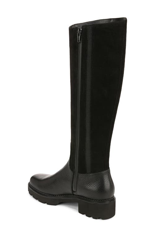 Shop Vionic Fallbrook Water Resistant Knee High Boot In Black Suede