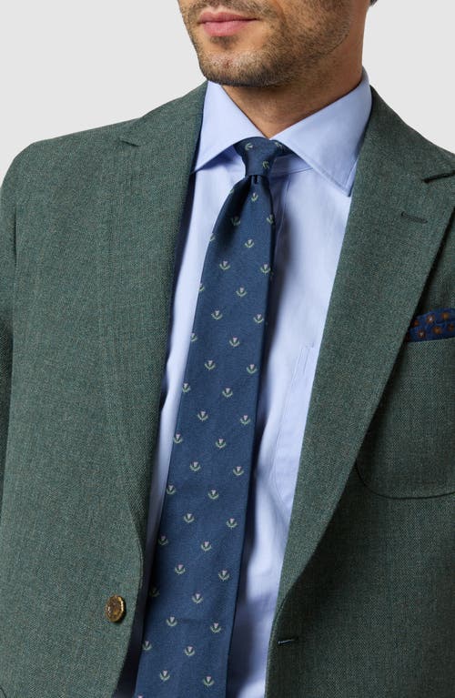 Sid Mashburn Ghost Slim Fit Textured Wool Sport Coat In Meadow Hopsack