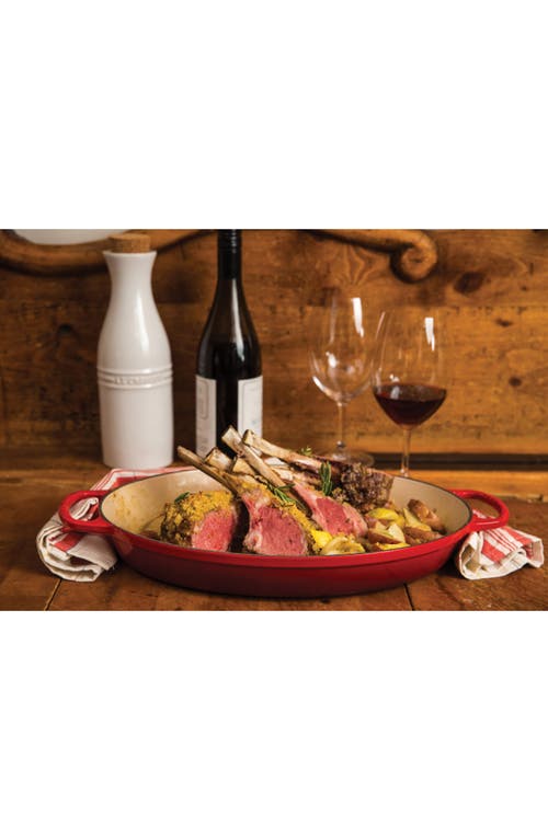 Le Creuset Signature 3 Quart Enameled Cast Iron Oval Baker In Cerise