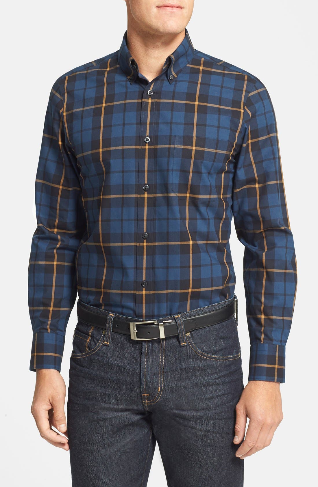 Nordstrom Smartcare™ Wrinkle Free Regular Fit Plaid Sport Shirt Nordstrom