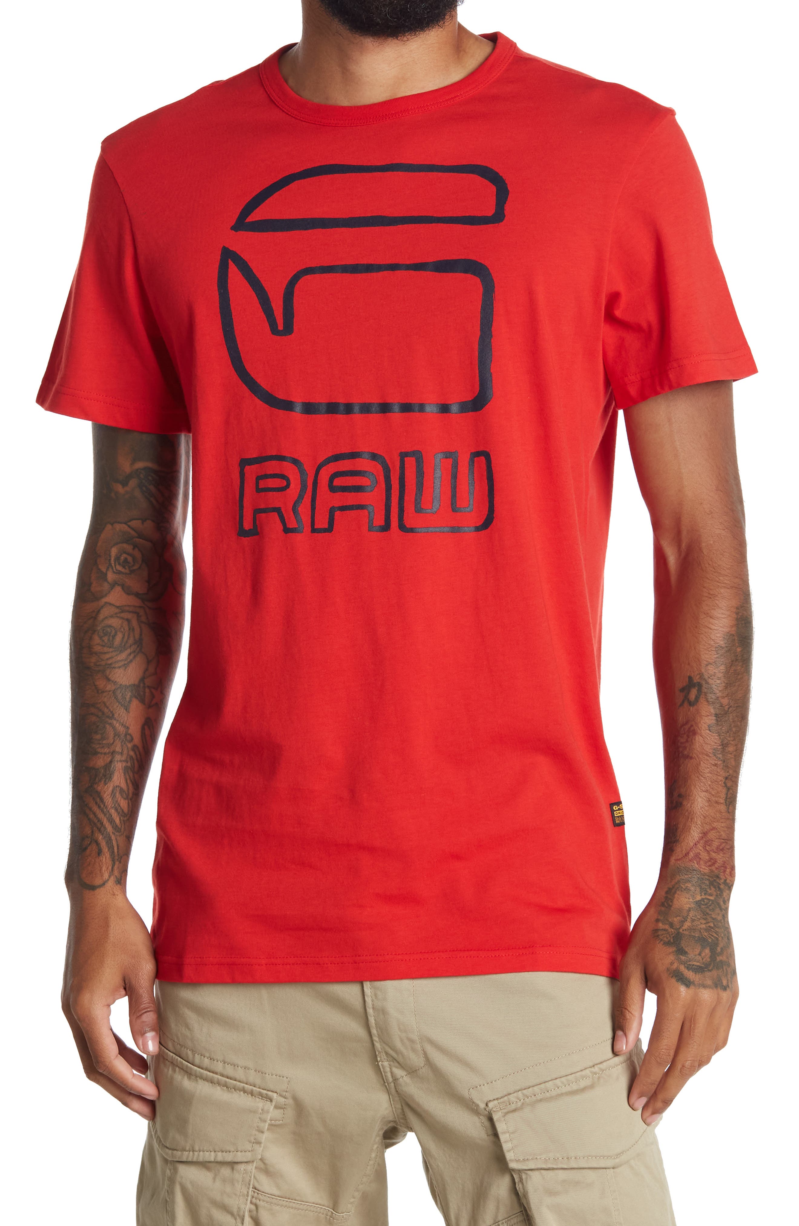 G-star Raw Crew Neck Graphic Print T 
