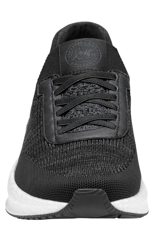 Shop Johnston & Murphy Briley Knit Sneaker In Black Knit