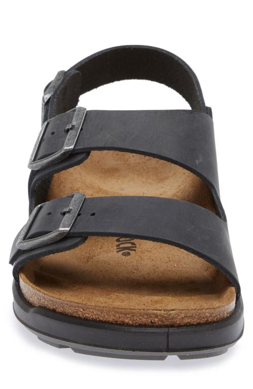 Shop Birkenstock Milano Slingback Sandal In Black