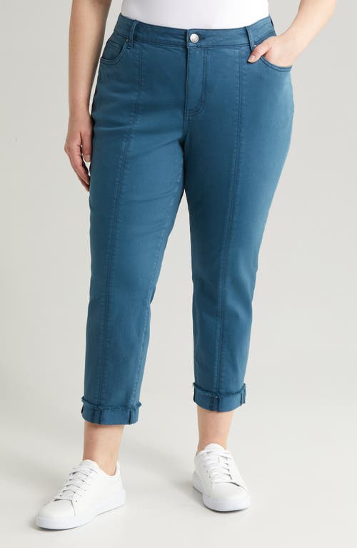 KUT FROM THE KLOTH KUT FROM THE KLOTH AMY CROP STRAIGHT LEG TWILL PANTS 