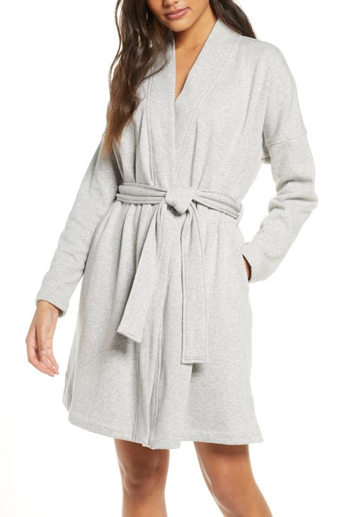 Vislivin Fluffy Bathrobe for Women Soft Fleece Dressing Gown Ladies Warm  Loungewear Robe Wine Red-2 S - ShopStyle