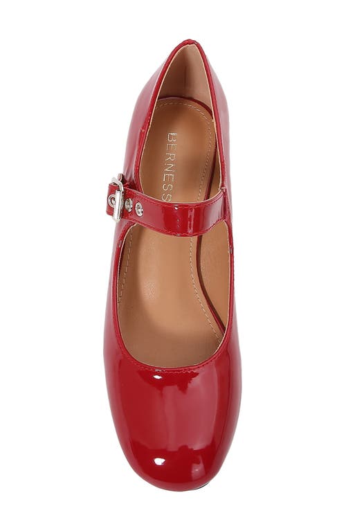 Berness Orla Patent Mary Jane Pump In Red