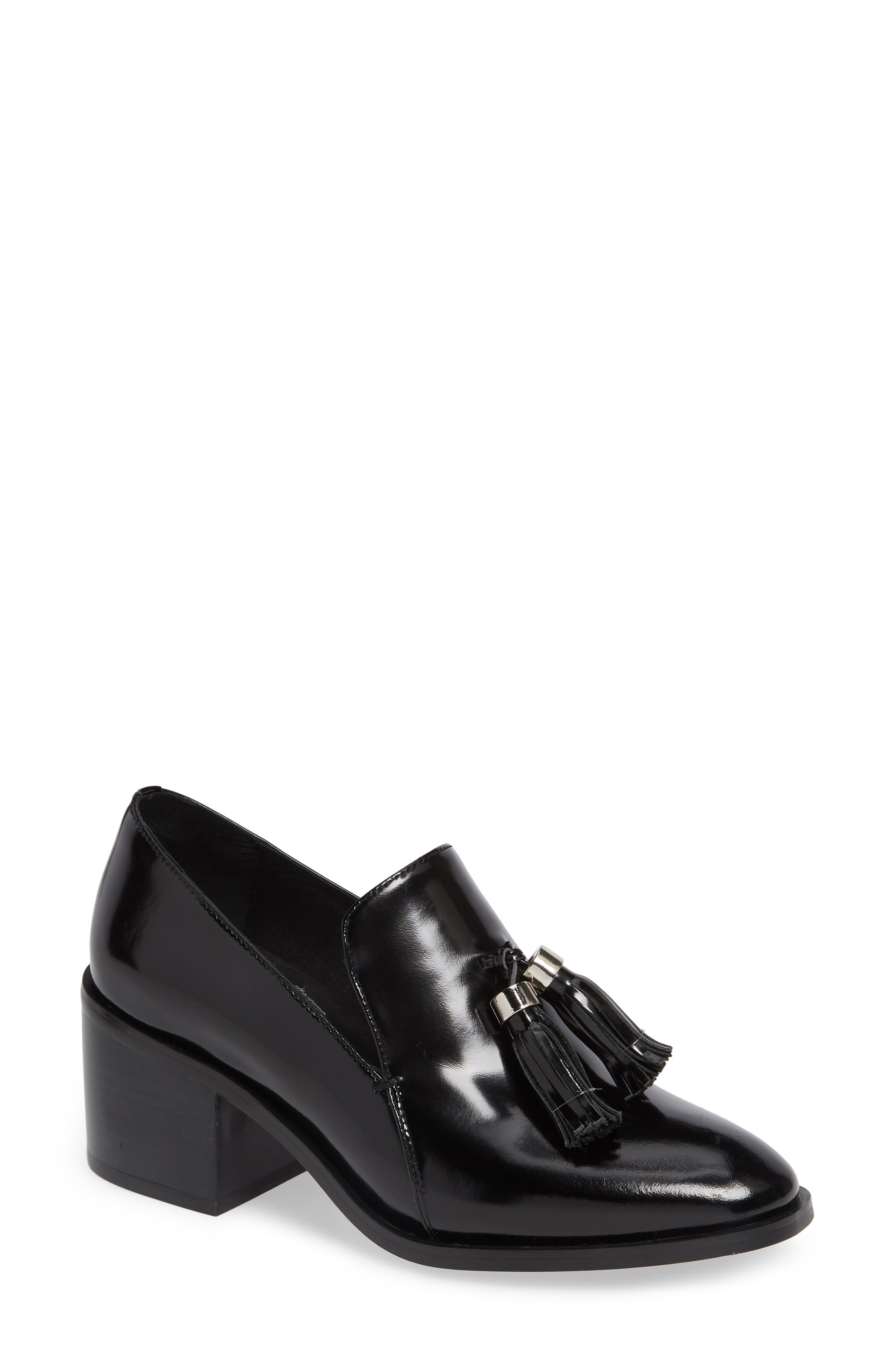 Jeffrey Campbell Torbett Tassel Loafer, Black