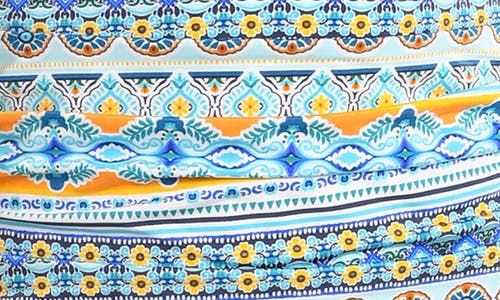 Shop La Blanca Scarf Keyhole Tankini Top In Ice Blue