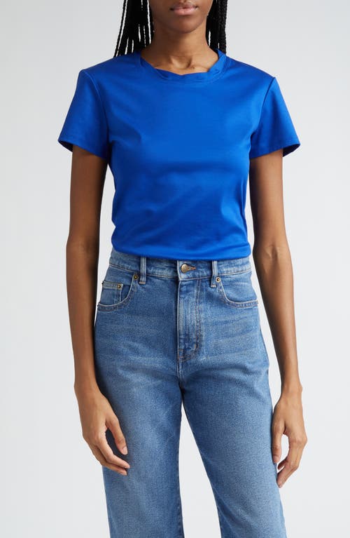 Proenza Schouler Maren Organic Cotton Jersey Top Cobalt at Nordstrom,