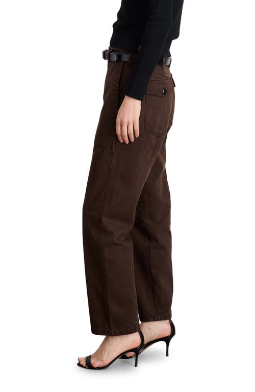 Alex Mill Neil Pant In Herringbone In Espresso