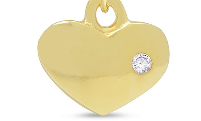 Shop Lily Nily Kids' Heart Drop Earrings In Gold