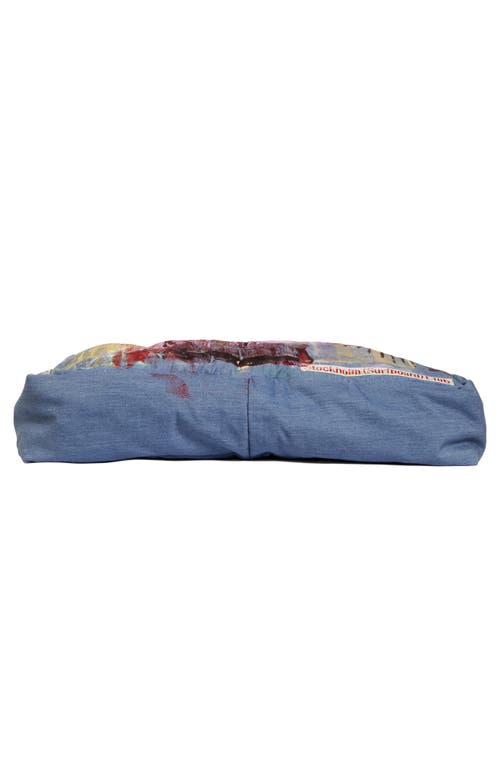 Stockholm Surfboard Club Ford Padded Chambray Tote In Blue