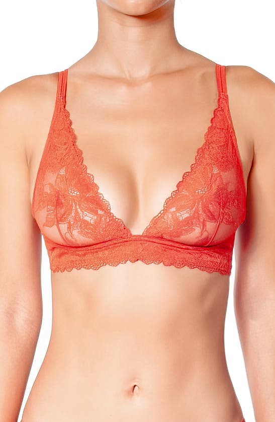 Shop Huit Brandy Wireless Bra In Brick