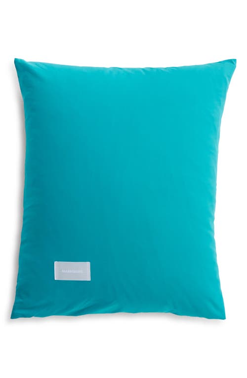 MAGNIBERG Pure Poplin Pillowcase in Aqua Green