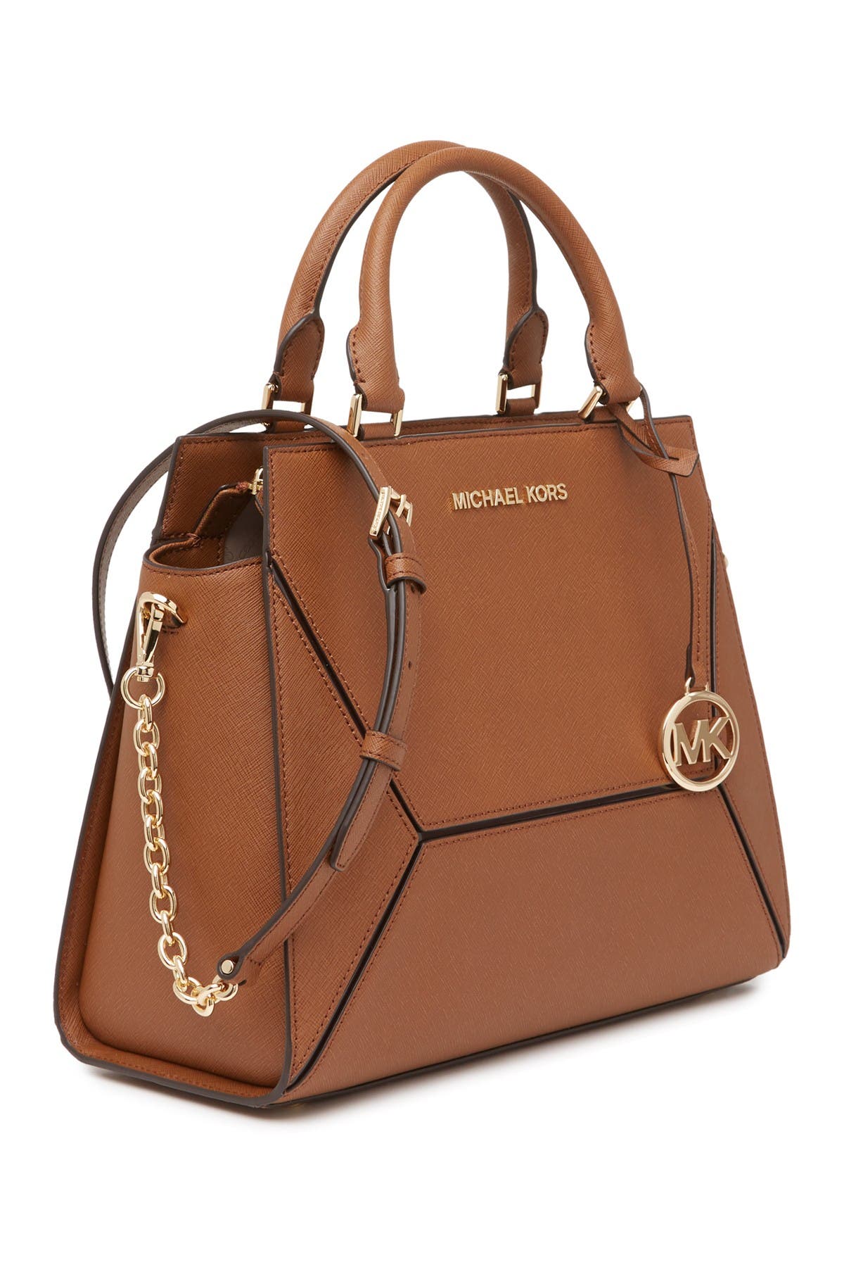 MICHAEL Michael Kors | Prism Leather Satchel | Nordstrom Rack