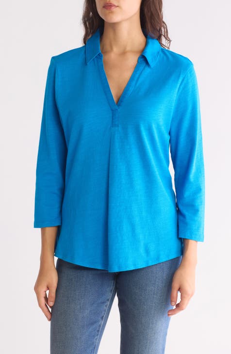 Ashby Isles Cotton Jersey Popover Top