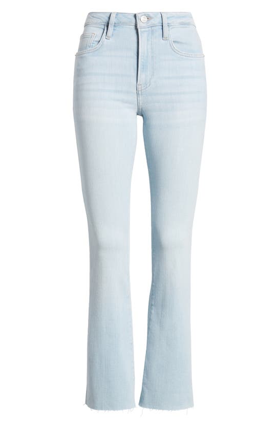 Shop Frame Le Crop Mini Bootcut Jeans In Clarity