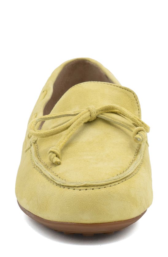 Amalfi By Rangoni Dubblino Driving Loafer In Lime Light Cashmere