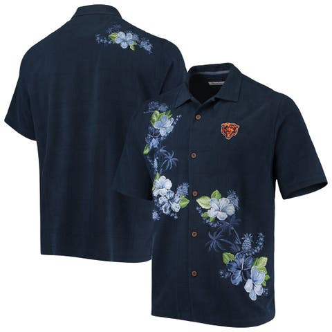 Tommy Bahama Men's Navy Chicago Cubs Baseball Bay Button-Up Shirt