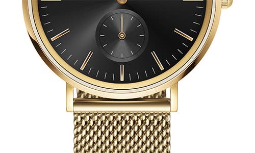 Shop Daniel Wellington Classic Multi Eye Mesh Strap Watch, 40mm In Gold