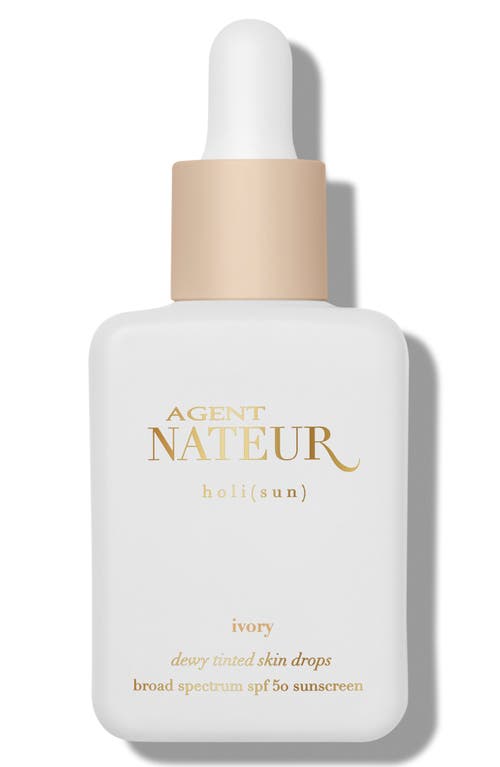 Agent Nateur holi(sun) Dewy Tinted Skin Drops SPF 50 in Ivory 