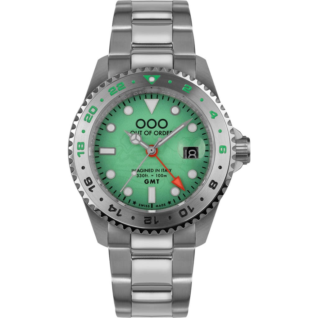 Out Of Order Gmt Venezia Bracelet Watch, 44mm In Gmt Venezia