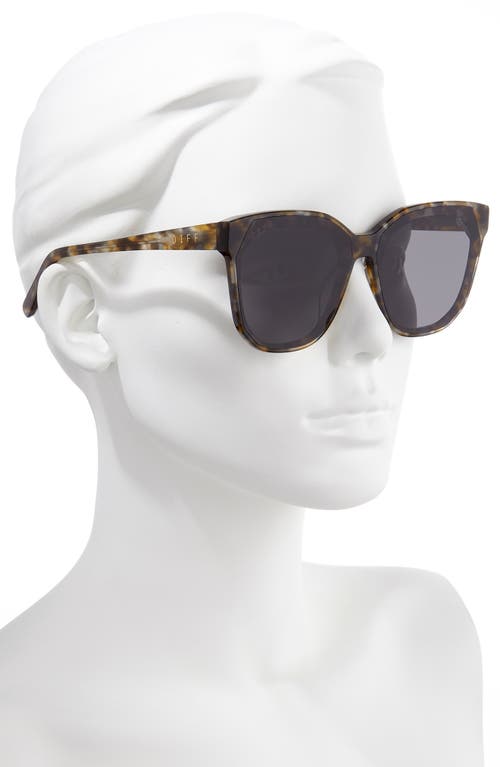 Shop Diff Gia 62mm Oversize Square Sunglasses In Sea Turtle Tortoise/grey