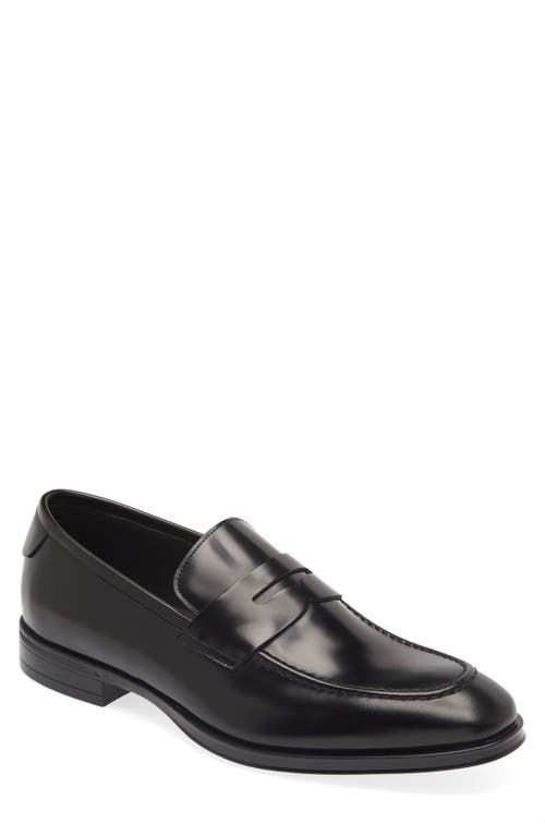 Canali Penny Loafer in Black