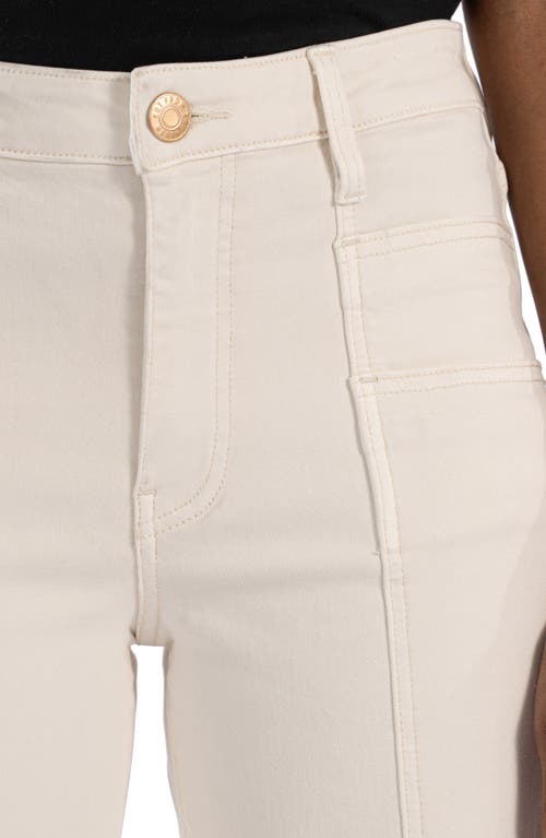 KUT FROM THE KLOTH KUT FROM THE KLOTH MEG SEAMED HIGH WAIST ANKLE FLARE JEANS