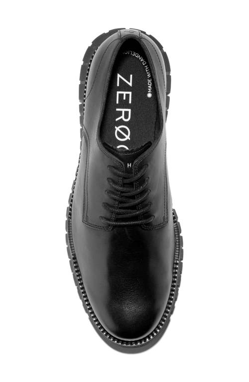 Shop Cole Haan Zerogrand Remastered Derby Sneaker In Black/black