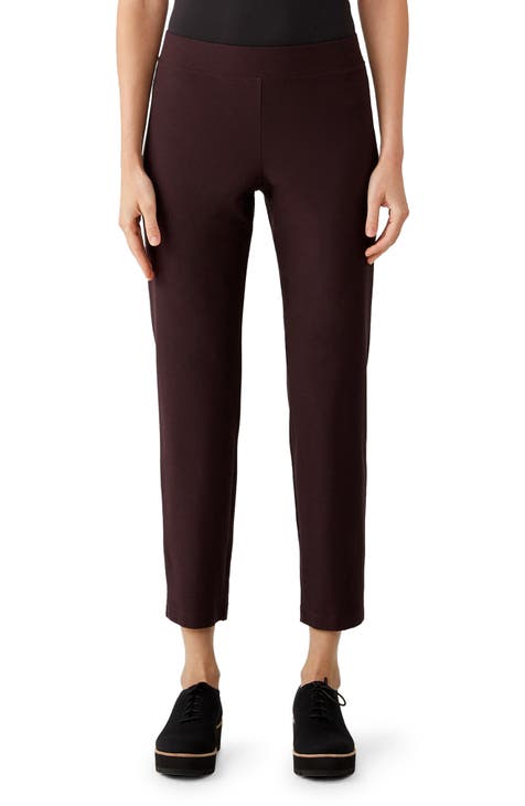 Eileen Fisher Washable Stretch Crepe Pants
