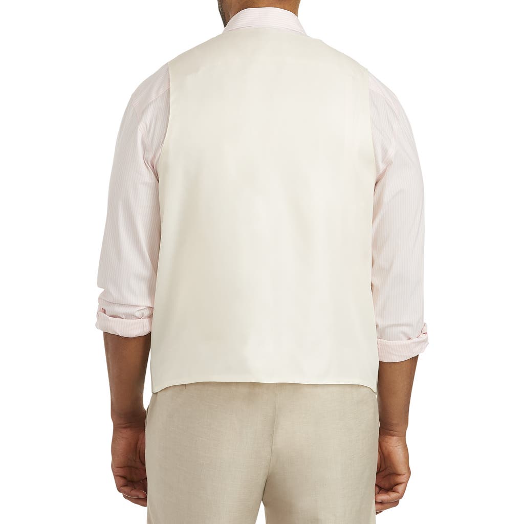 Oak Hill By Dxl Reversible Vest In Flax