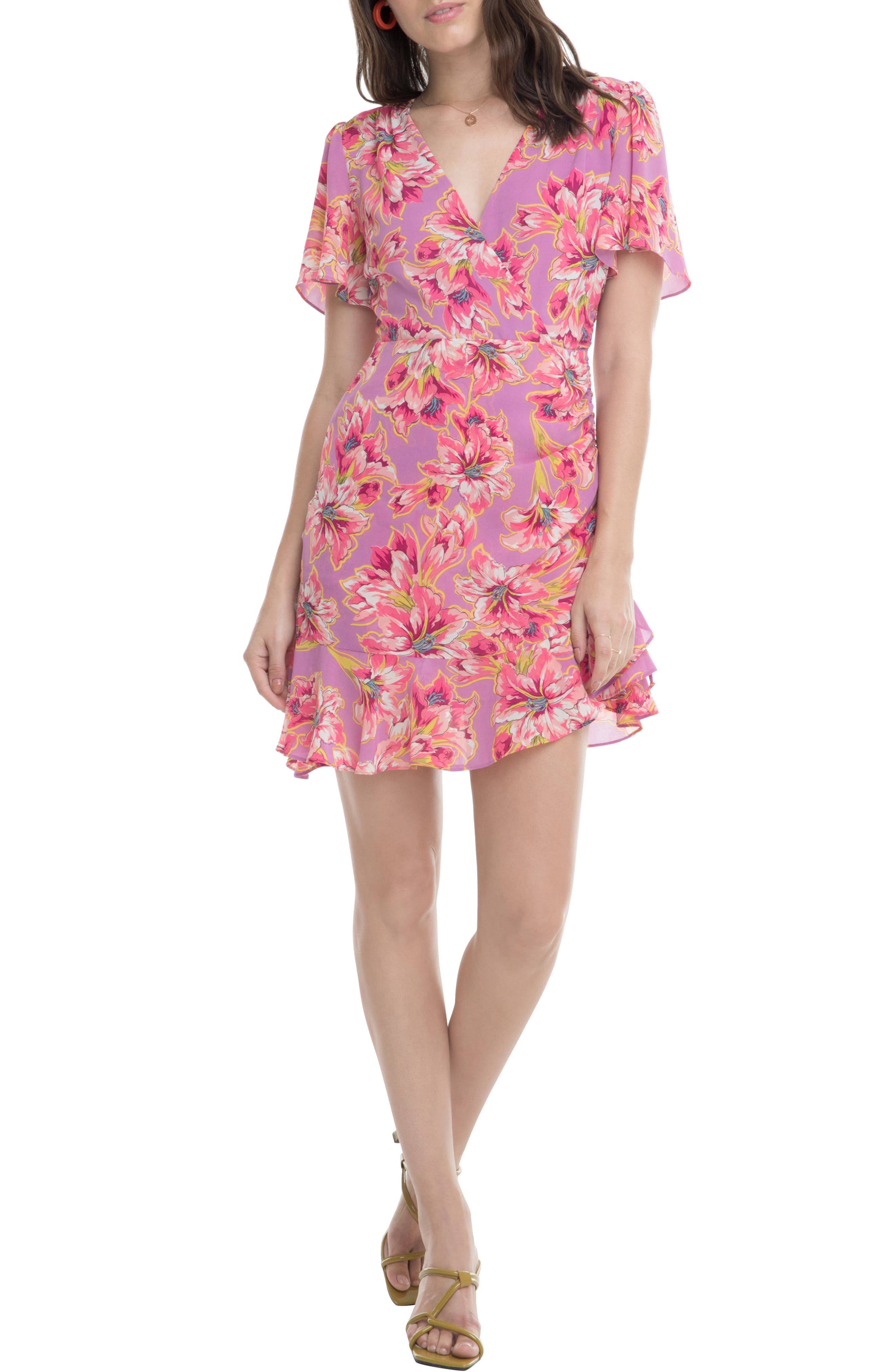Astr The Label Elizabeth Minidress, Pink