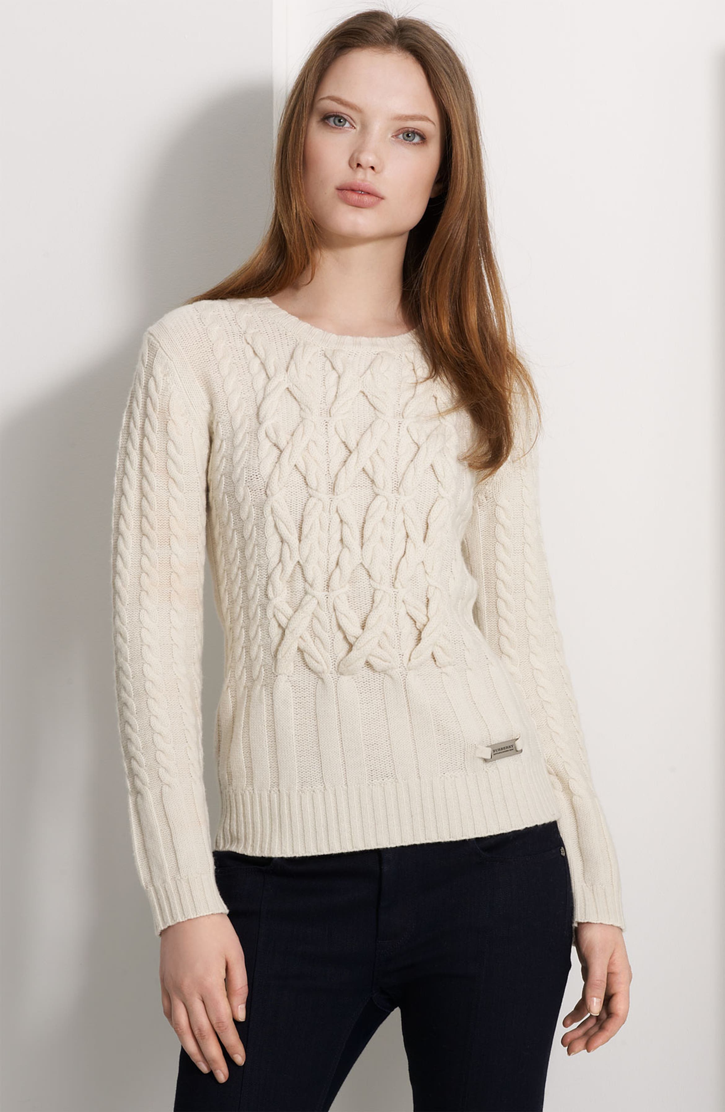 Burberry London Cable Knit Sweater | Nordstrom