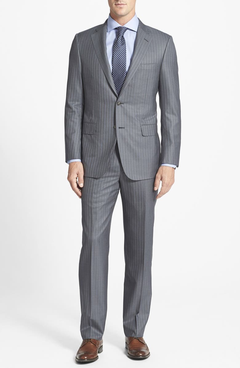 Hickey Freeman 'Beacon' Classic Fit Stripe Suit | Nordstrom