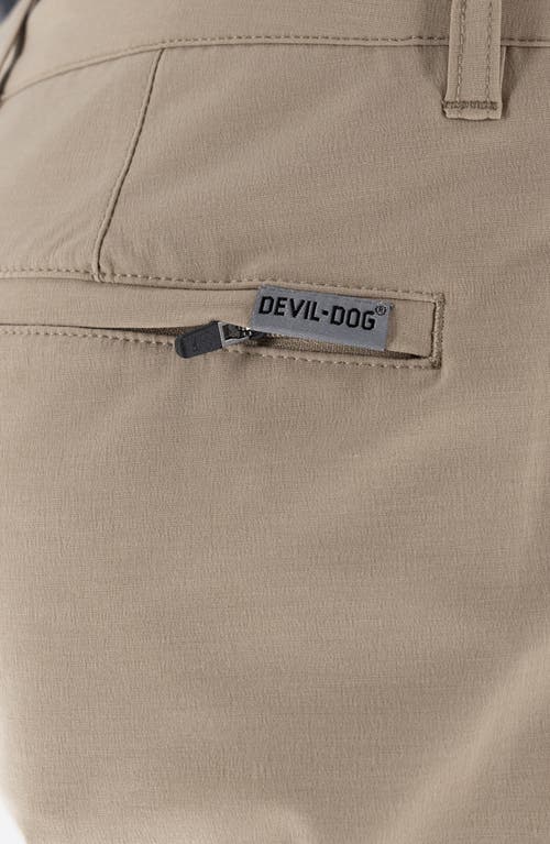 Devil-dog Dungarees 6-inch Hybrid Shorts In Light Beige/khaki