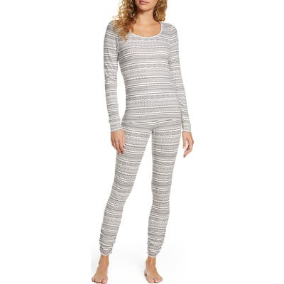 Plus Size Bp. Hacci Fitted Pajamas, Grey