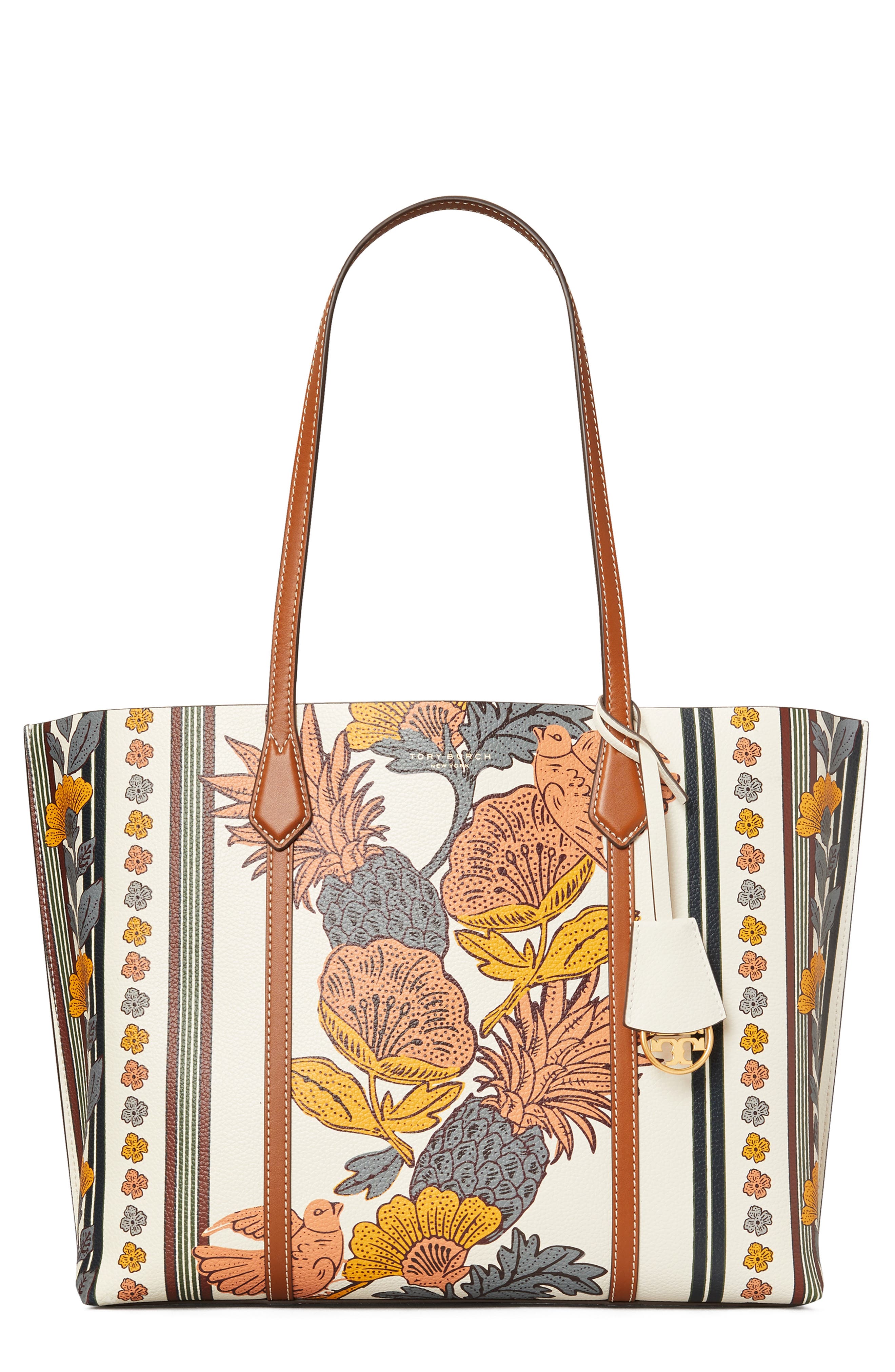 tory burch perry printed tote
