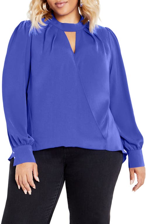 City Chic Blakely Cutout Surplice Top at