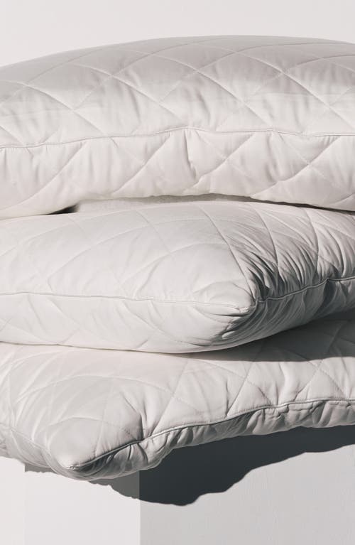 Sijo Eucalyptus Medium Firm Down Alternative Pillow In White