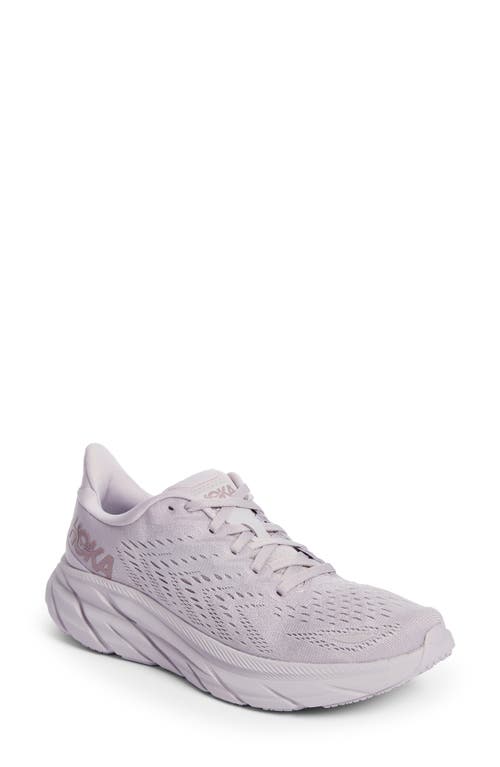 HOKA Clifton 8 Running Shoe in Lilac Marble /Elderberry