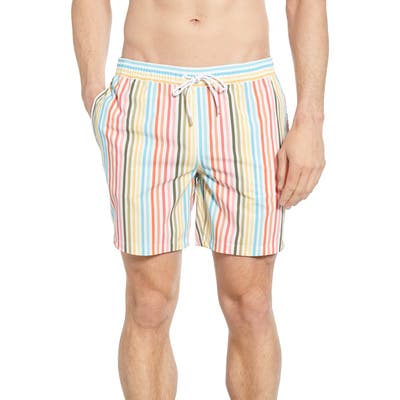Bonobos E-Waist 7-Inch Swim Trunks, White