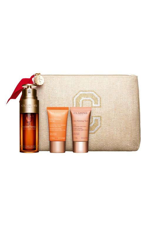 Clarins Double Serum & Extra-Firming - Smoothing Skincare Set (Limited Edition) $201 Value