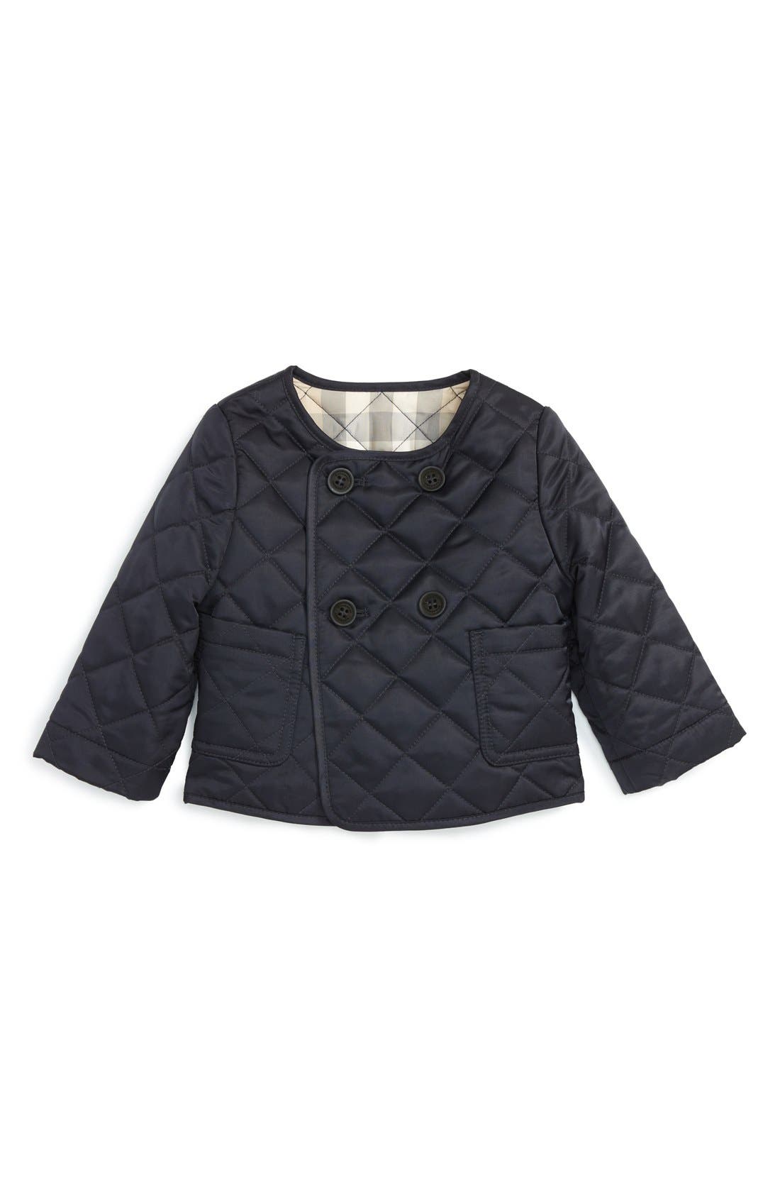 Burberry Quilted Jacket (Baby Girls) Nordstrom