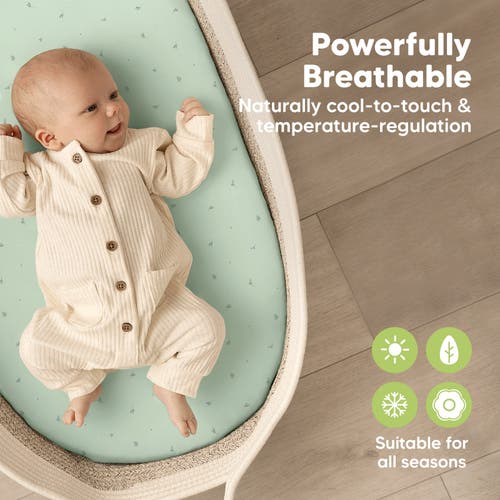 Keababies 2-pack Isla Fitted Bassinet Sheets In Bunnies
