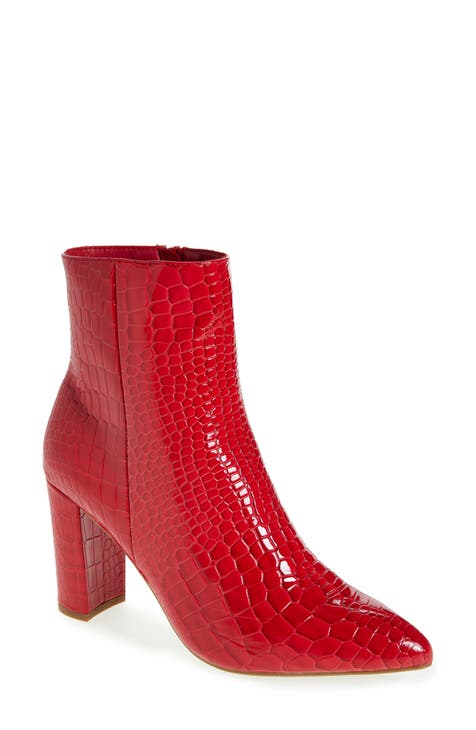 Nordstrom rack red boots sale