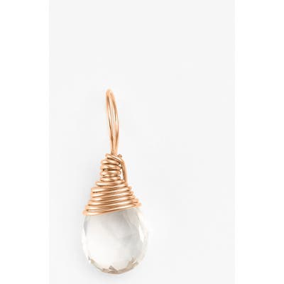 Nashelle 14K-Rose Gold Fill & Semiprecious Stone Charm