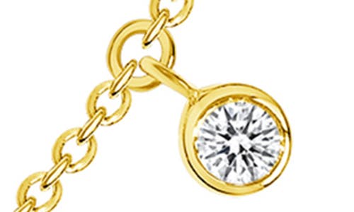 Shop Ron Hami 14k Yellow Gold Diamond Anklet In Yellow Gold/diamond