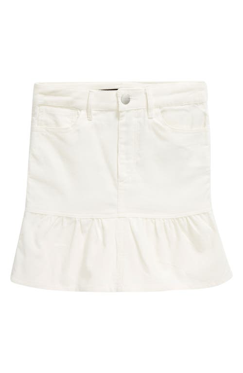 Joe's Kids' Fara Denim Skirt in Cream Twist 