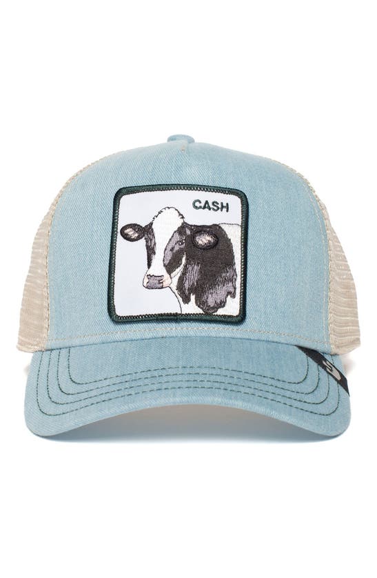 Goorin Bros The Cash Cow Trucker Hat In Blue